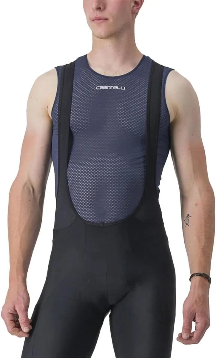 CASTELLI Men’s Pro Mesh 2.0 Sleeveless Jersey, Breathable Cycling Mesh Base Layer for Road, Gravel Biking & Racing