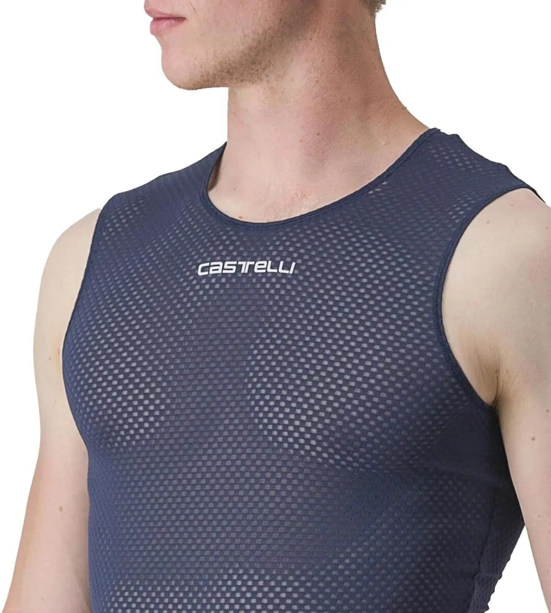 CASTELLI Men’s Pro Mesh 2.0 Sleeveless Jersey, Breathable Cycling Mesh Base Layer for Road, Gravel Biking & Racing