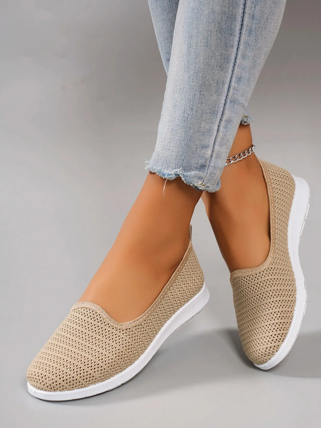 Casual Breathable Cotton Fabric Shoes