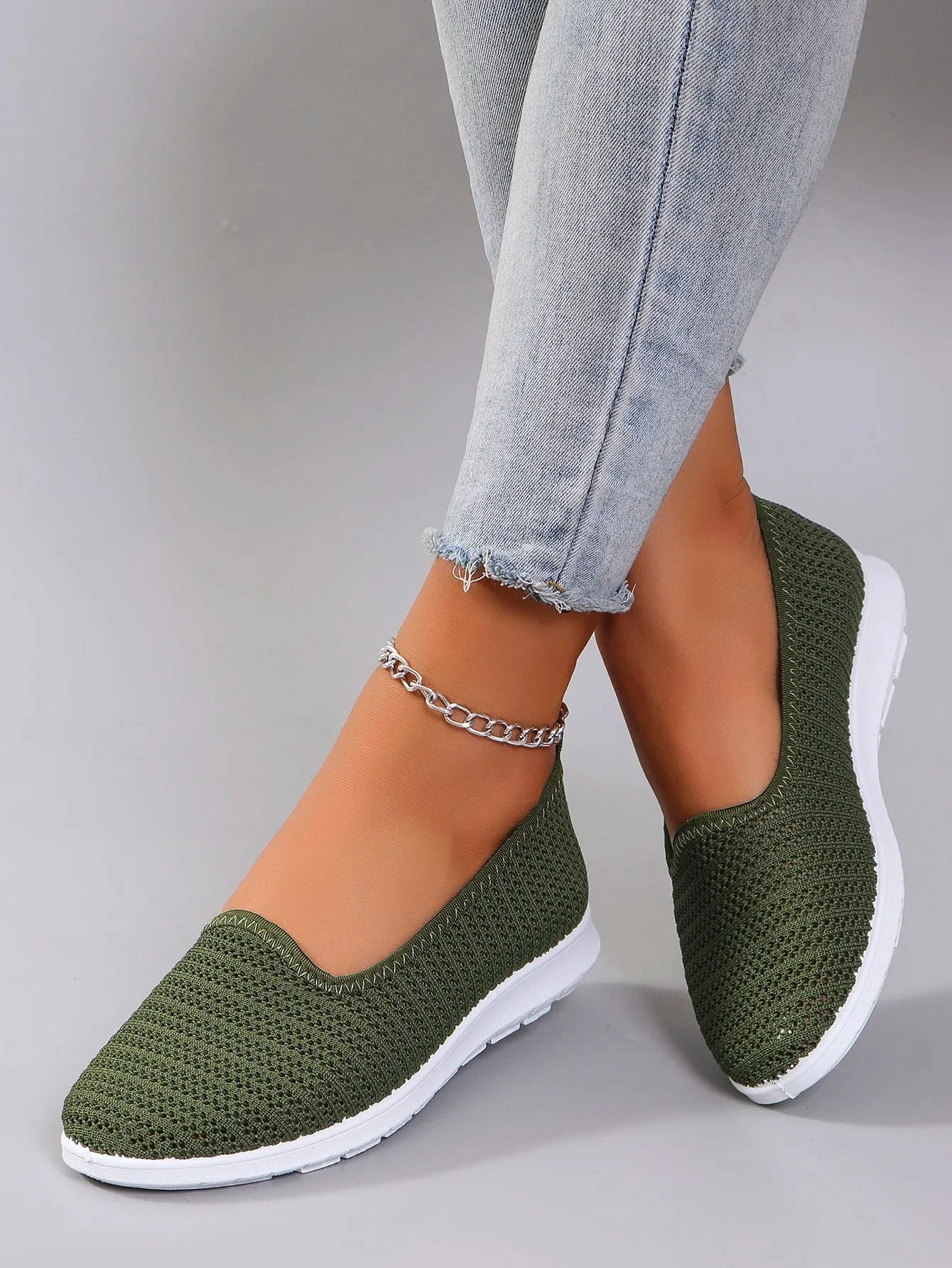 Casual Breathable Cotton Fabric Shoes