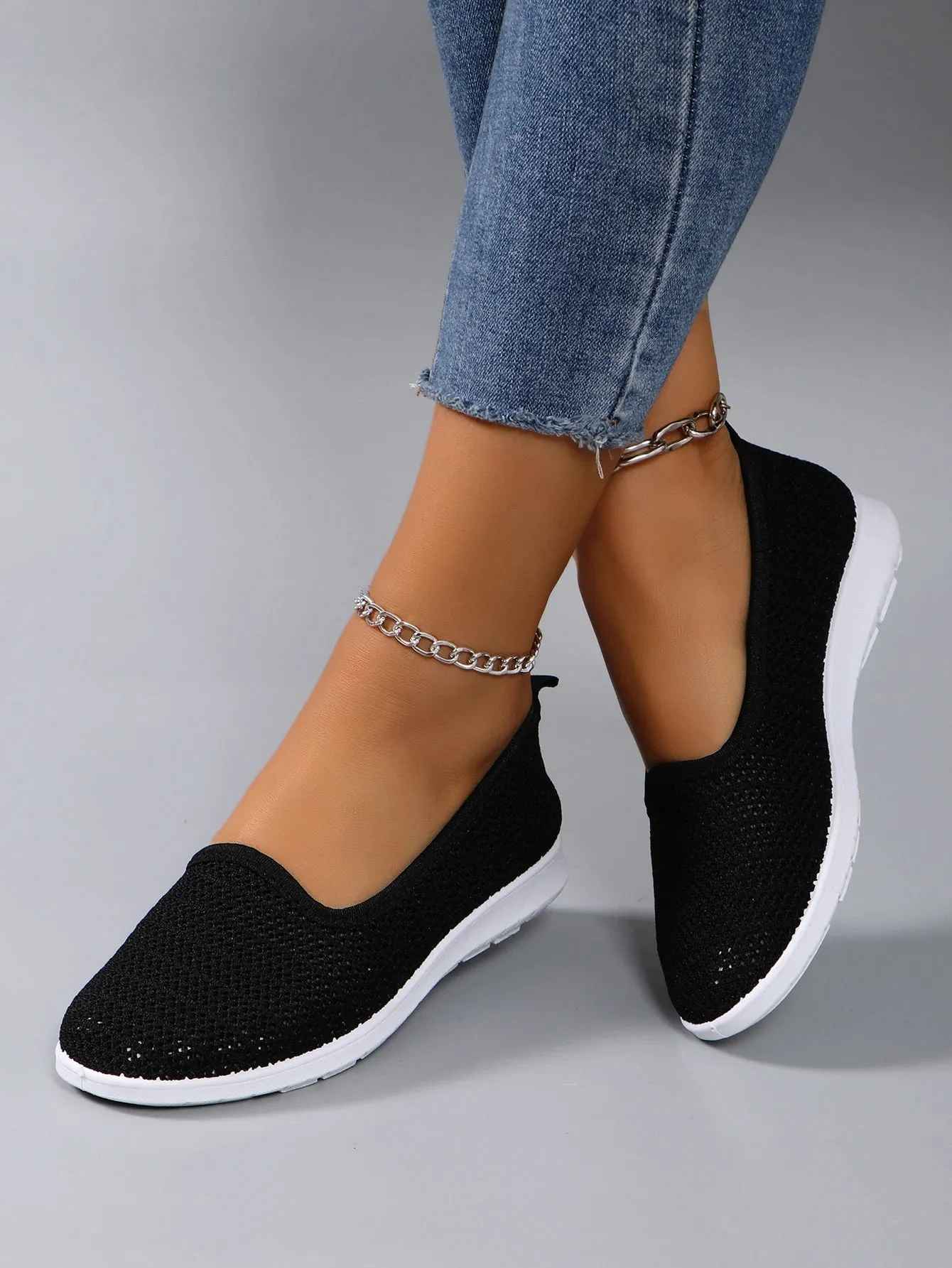 Casual Breathable Cotton Fabric Shoes