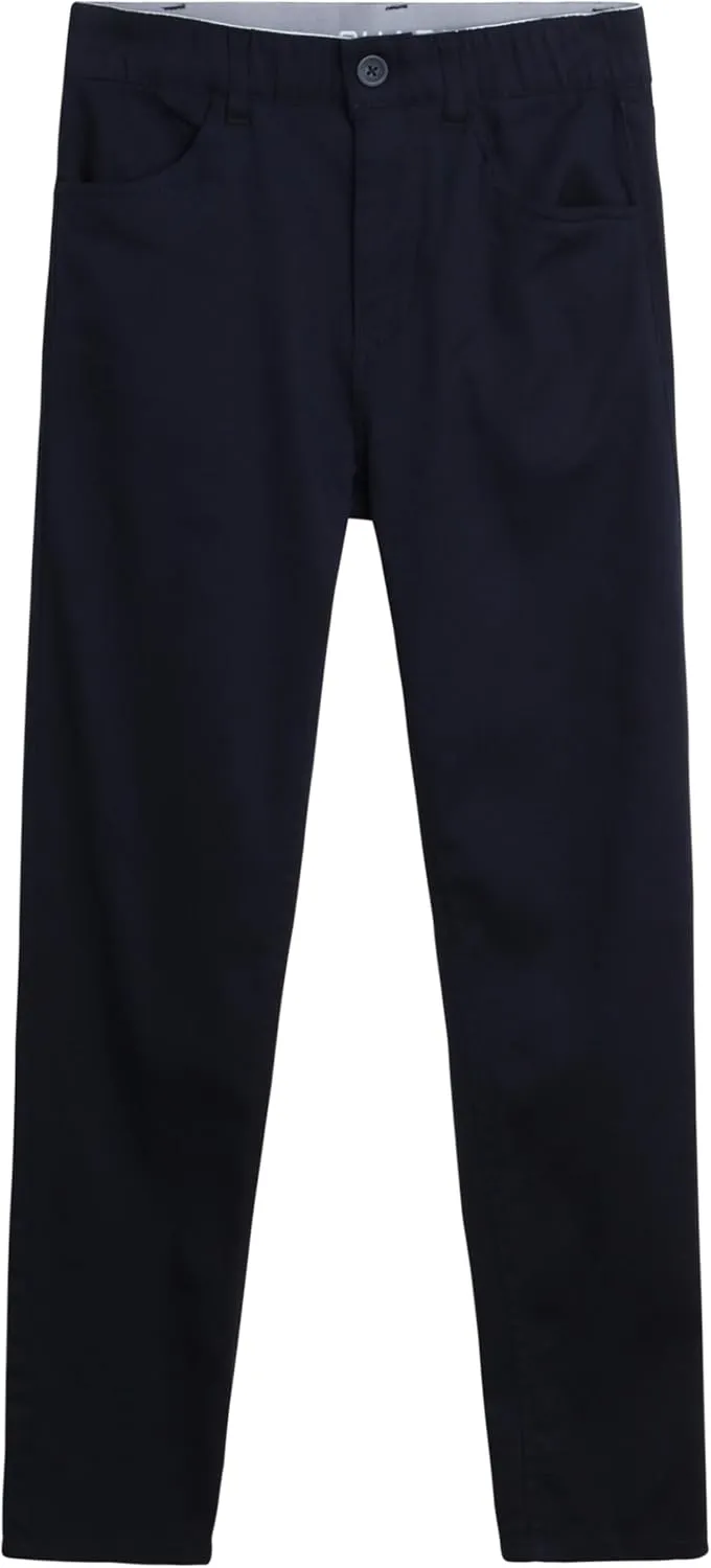 Chaps Boys' Pants - Stretch Twill Flat Front Chino Pants - Casual Pants for Boys (8-20)