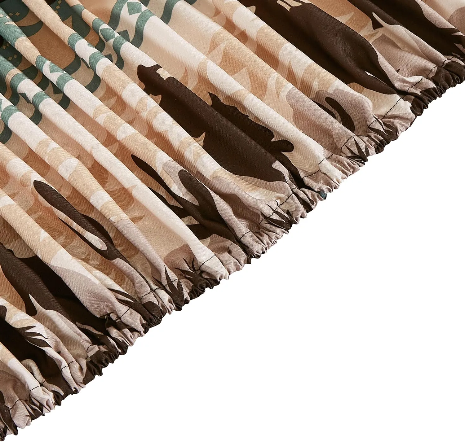 Chezmoi Collection 4-Piece Southwestern Cowboys Aztec Sheet Set Queen - Multicolor Teal Brown Beige Tan Red Printed Brushed Microfiber Lightweight Breathable Deep Pocket Bed Sheets