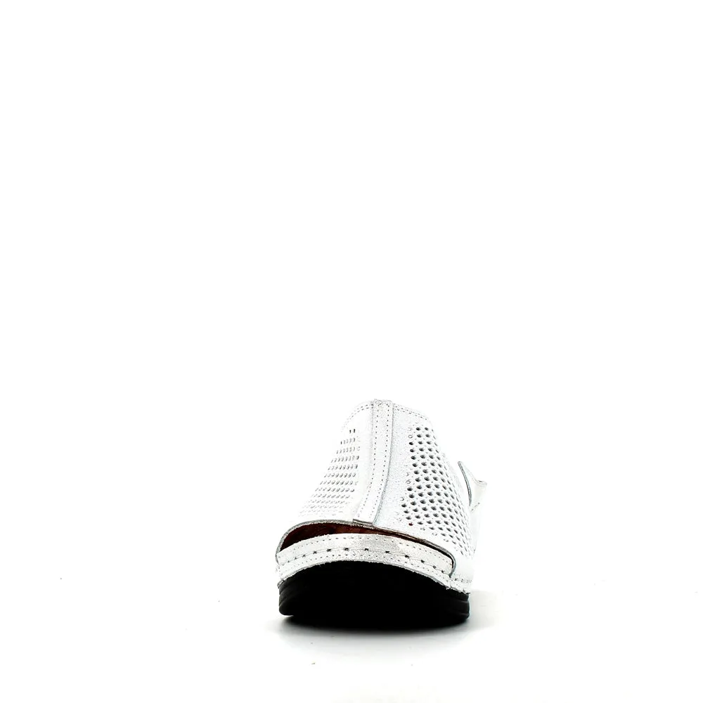 Cinders Edit Wedge Slide Silver