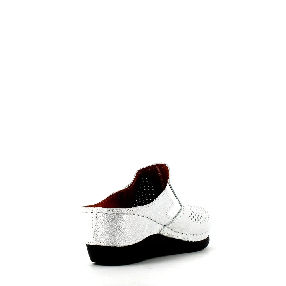Cinders Edit Wedge Slide Silver