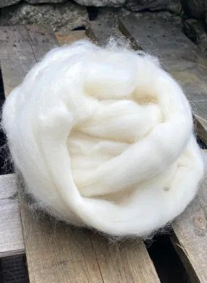 Clapdale Wool Carded Yorkshire Wool Tops 100g
