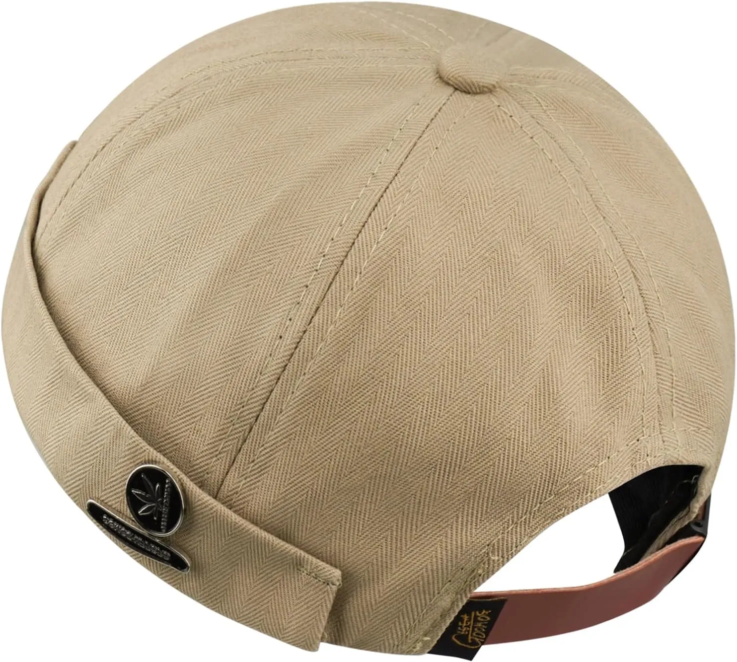 CLAPE Beanie Docker Cap Mens Brimless Hats Sailor Fisherman No Visor Cap Rolled Cuff Harbour Hat Casual Skull Caps