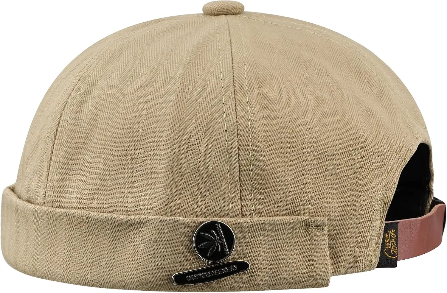 CLAPE Beanie Docker Cap Mens Brimless Hats Sailor Fisherman No Visor Cap Rolled Cuff Harbour Hat Casual Skull Caps