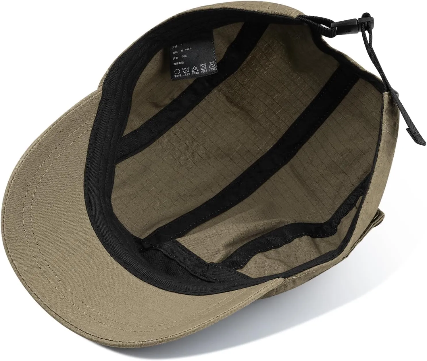 CLAPE Short Brim Cap US Printed Adjustable Baseball Cap Street Casual Bendable Flat Bill Trucker Hat Cap