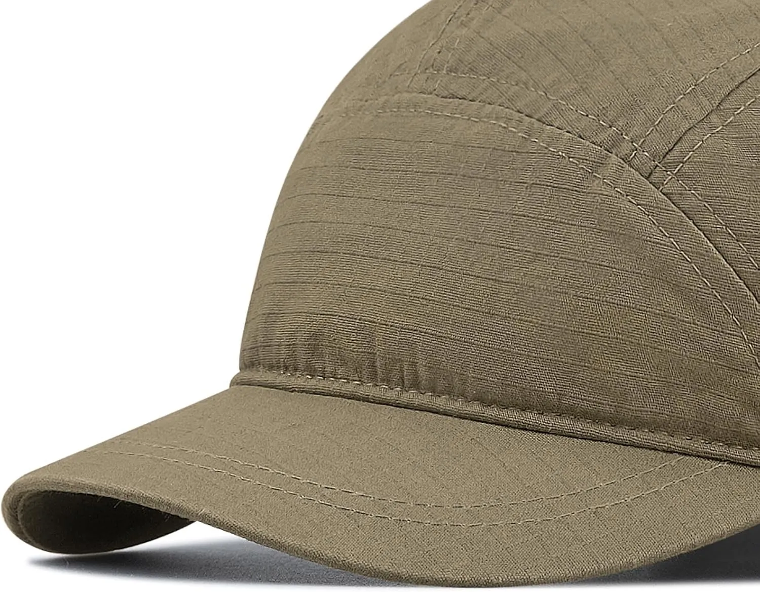 CLAPE Short Brim Cap US Printed Adjustable Baseball Cap Street Casual Bendable Flat Bill Trucker Hat Cap