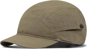 CLAPE Short Brim Cap US Printed Adjustable Baseball Cap Street Casual Bendable Flat Bill Trucker Hat Cap