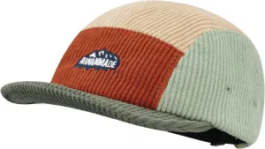 CLAPE Short Brim Corduroy 5 Panel Baseball Cap, Vintage Block-Color Breathable Dad Hat, Adjustable Snapback Trucker Hat