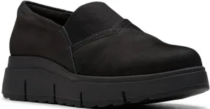 Clarks Women's Loriini West Wedge Heel Slip On Loafer