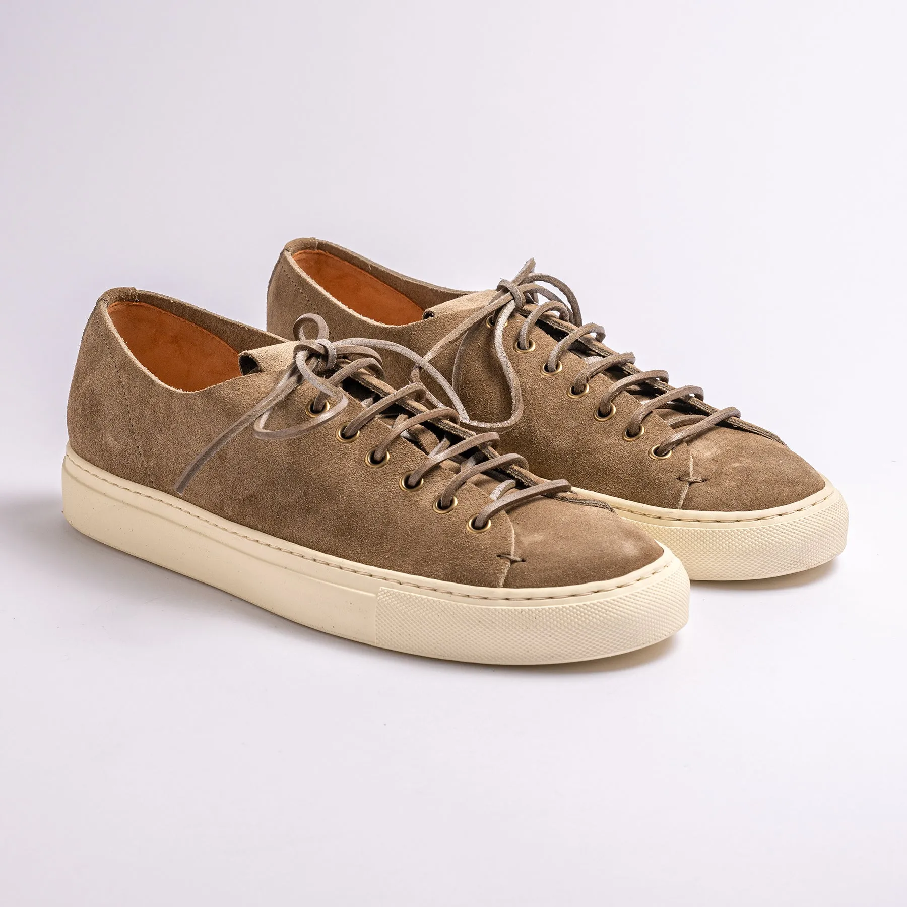 Classic Tanino Suede Sneaker LEAD GREY
