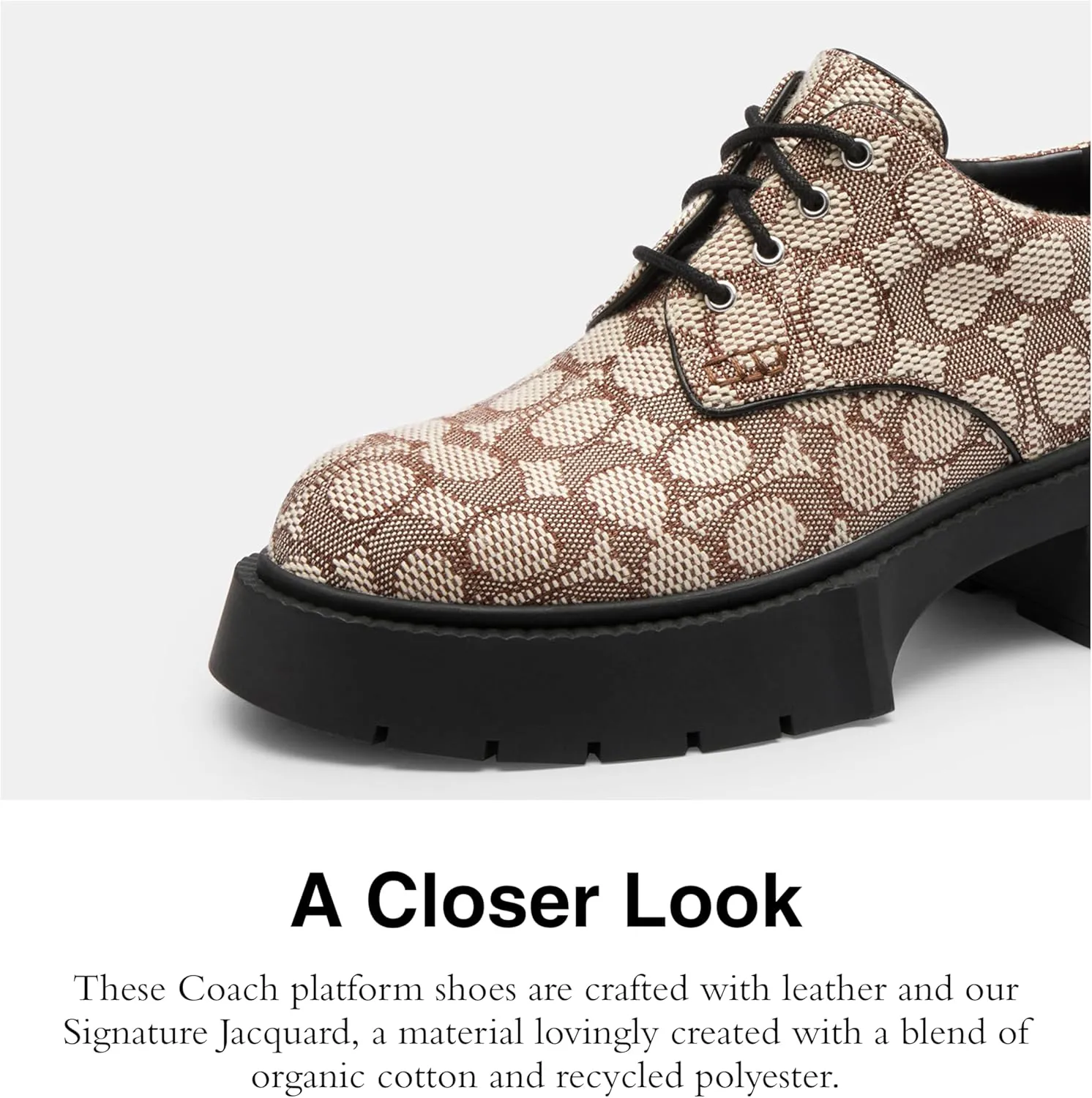 Coach Women's Lyla Platform Derby Oxford