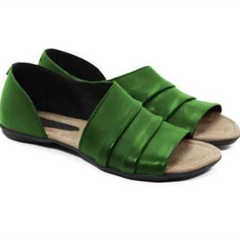 Comfortable hollow out flat women