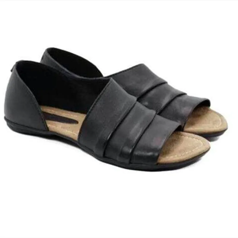 Comfortable hollow out flat women
