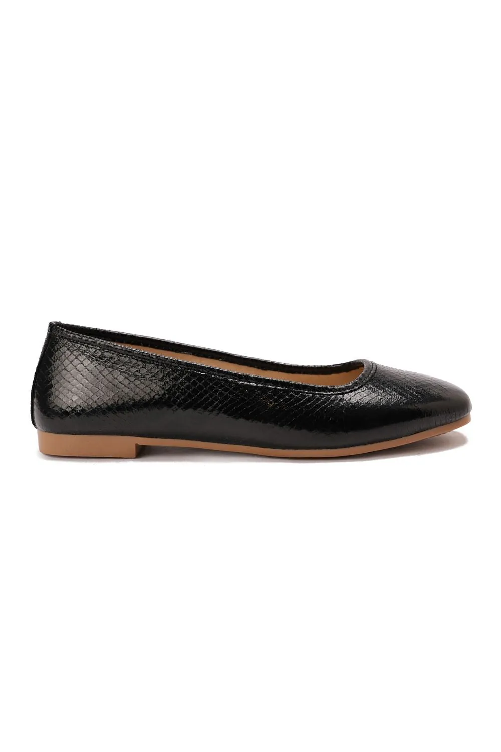 Comfortable Metallic Flat Shoes