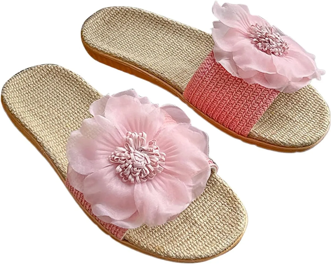 Comfortable Sandals for Women Ladies slippers summer cool linen soles comfortable slippers soft soles outdoor breathable
