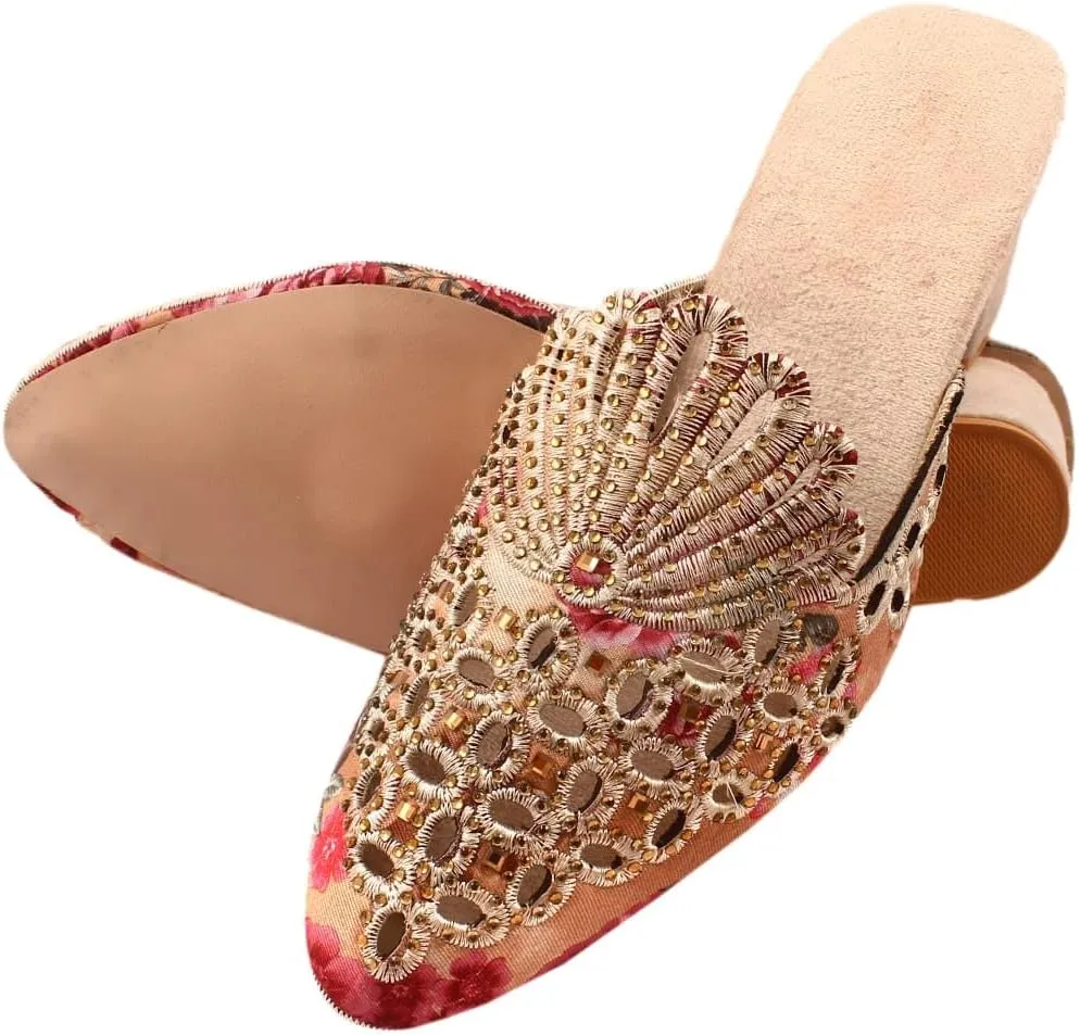 Comfortable Women's Gold Sandals with TPR Sole - Stylish Multicolor Flat Sole Sandals for Women