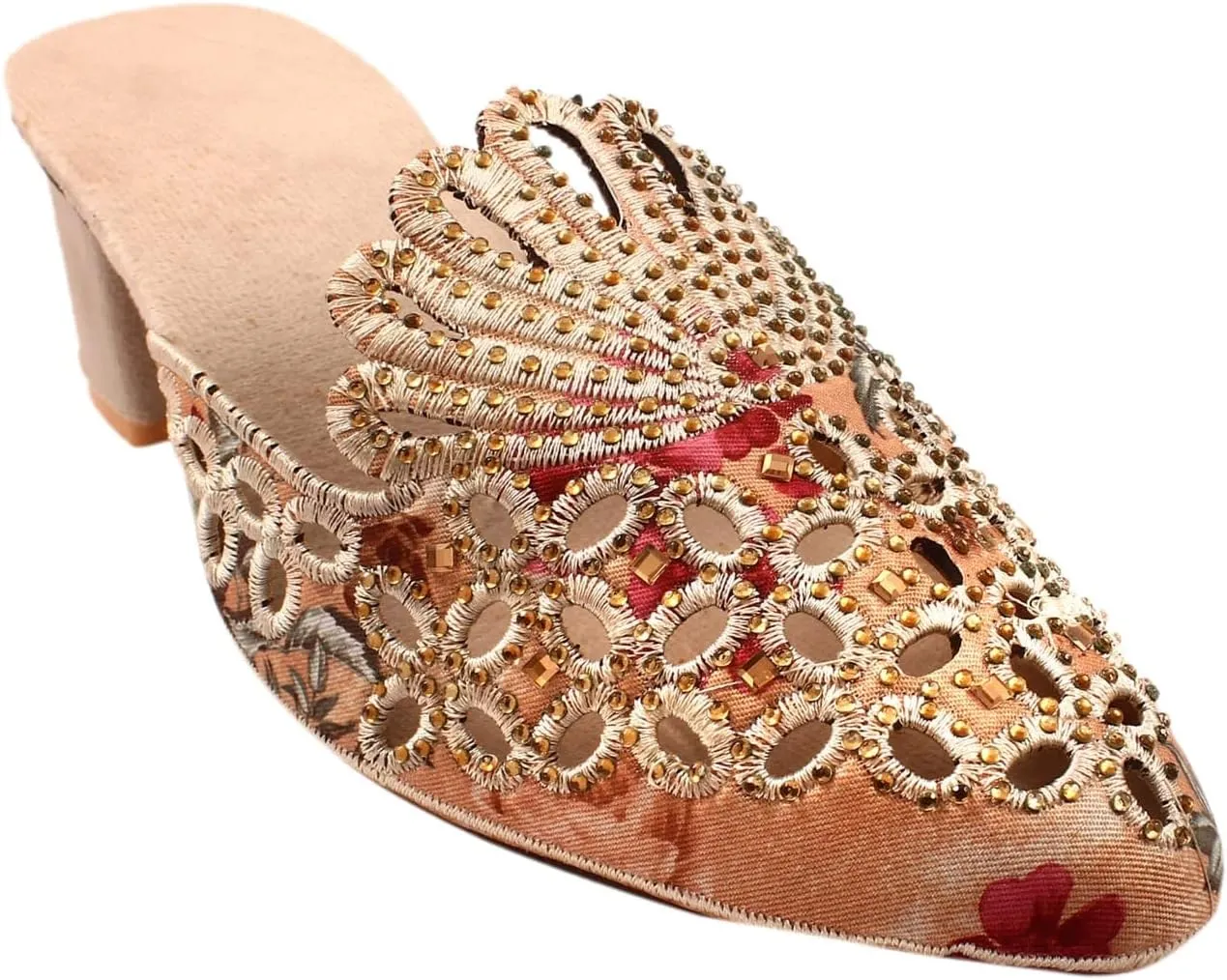 Comfortable Women's Gold Sandals with TPR Sole - Stylish Multicolor Flat Sole Sandals for Women