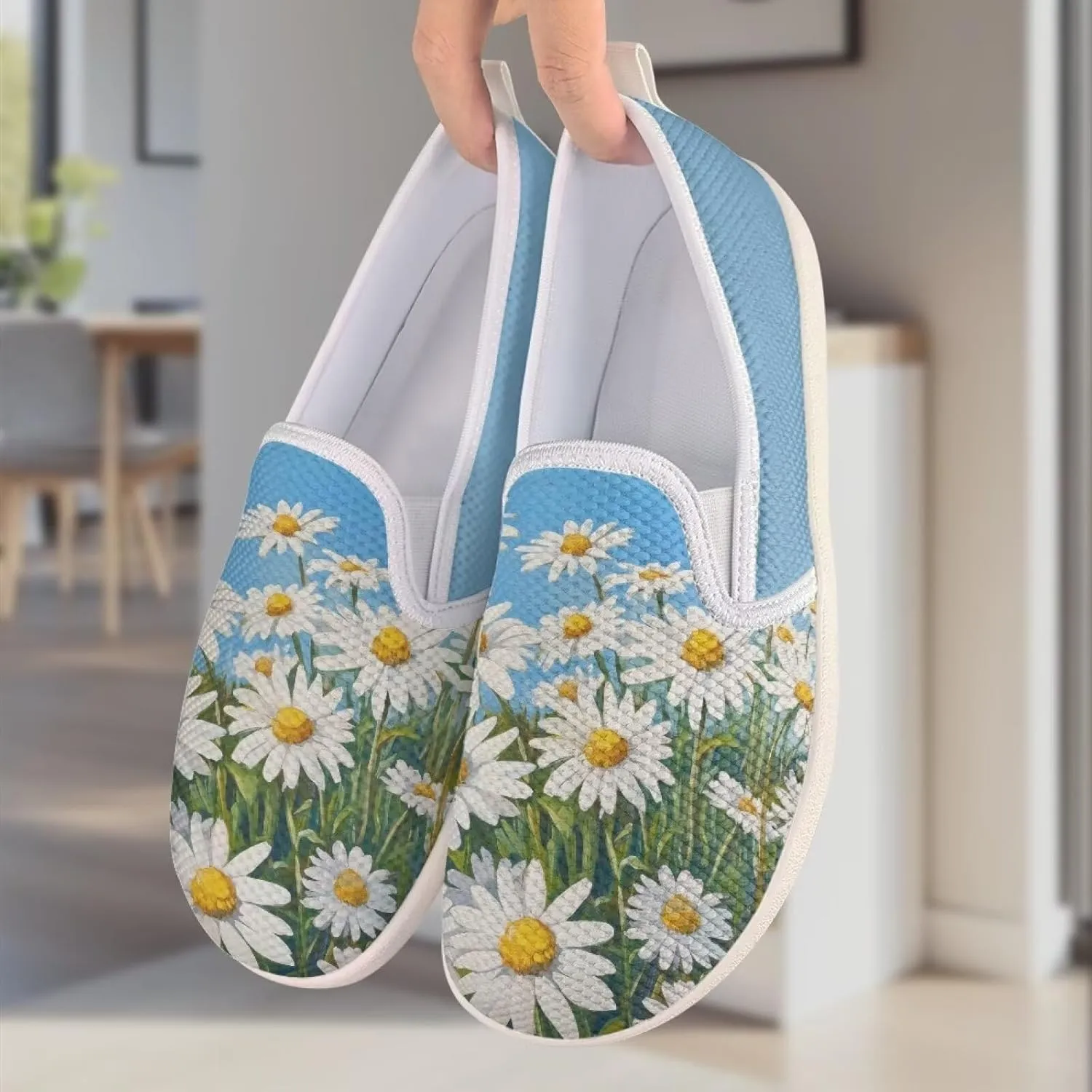Comfortable Womens Slip On Casual Shoes Trendy Flat Shoes for Women