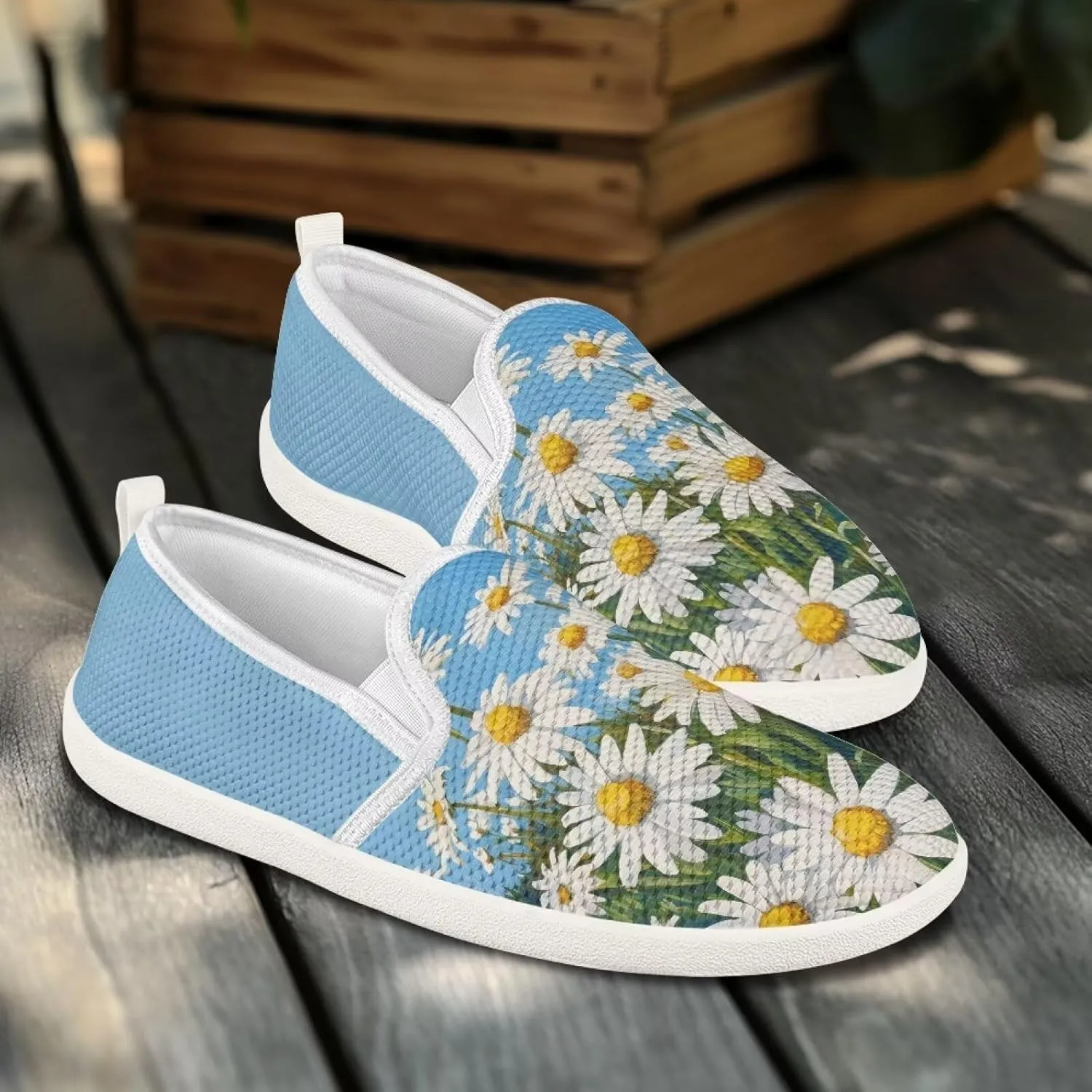Comfortable Womens Slip On Casual Shoes Trendy Flat Shoes for Women