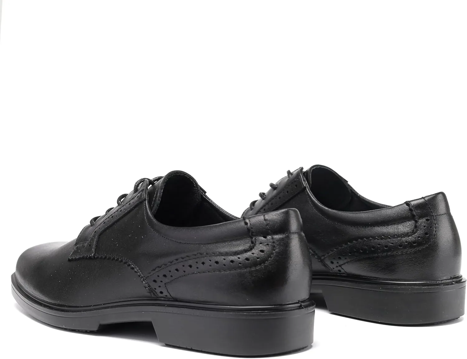 CONRAD Men's Black Safety Executive Oxford Dress Shoes - Oil Resistant, Slip Resistant, Kevlar Protection, Breathable EH Work Shoe