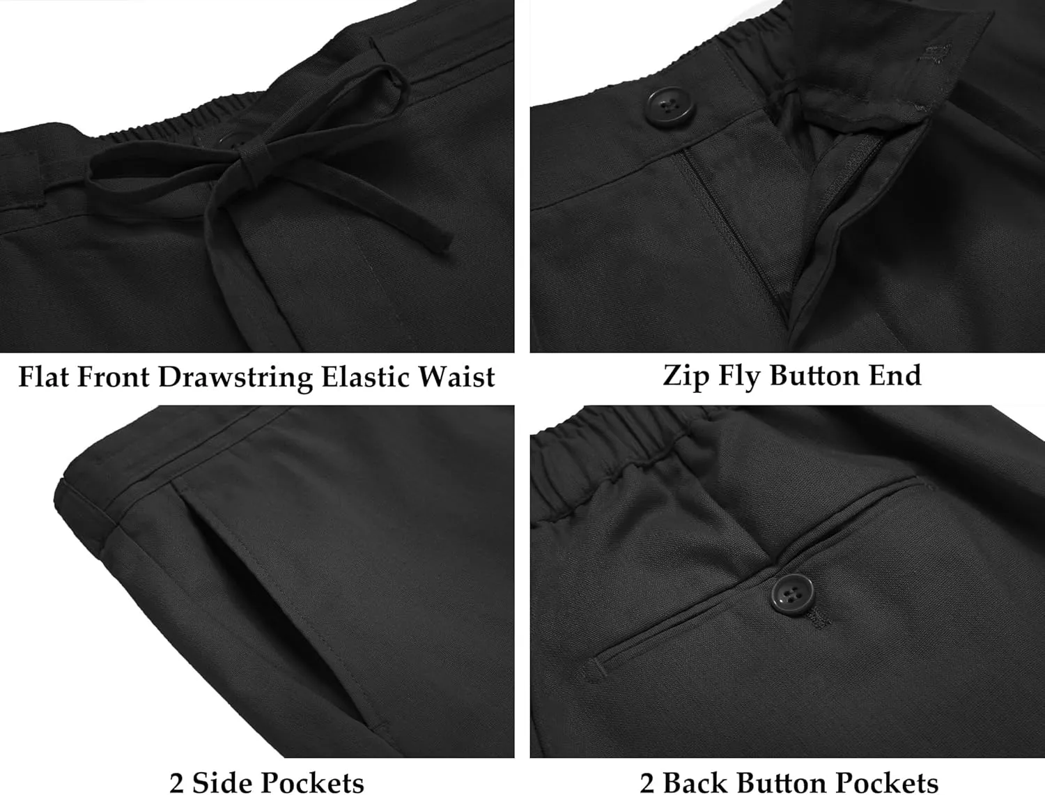 COOFANDY Men's 2 Piece Linen Suits Set Regular Fit Casual Lightweight Blazer Jacket and Pants