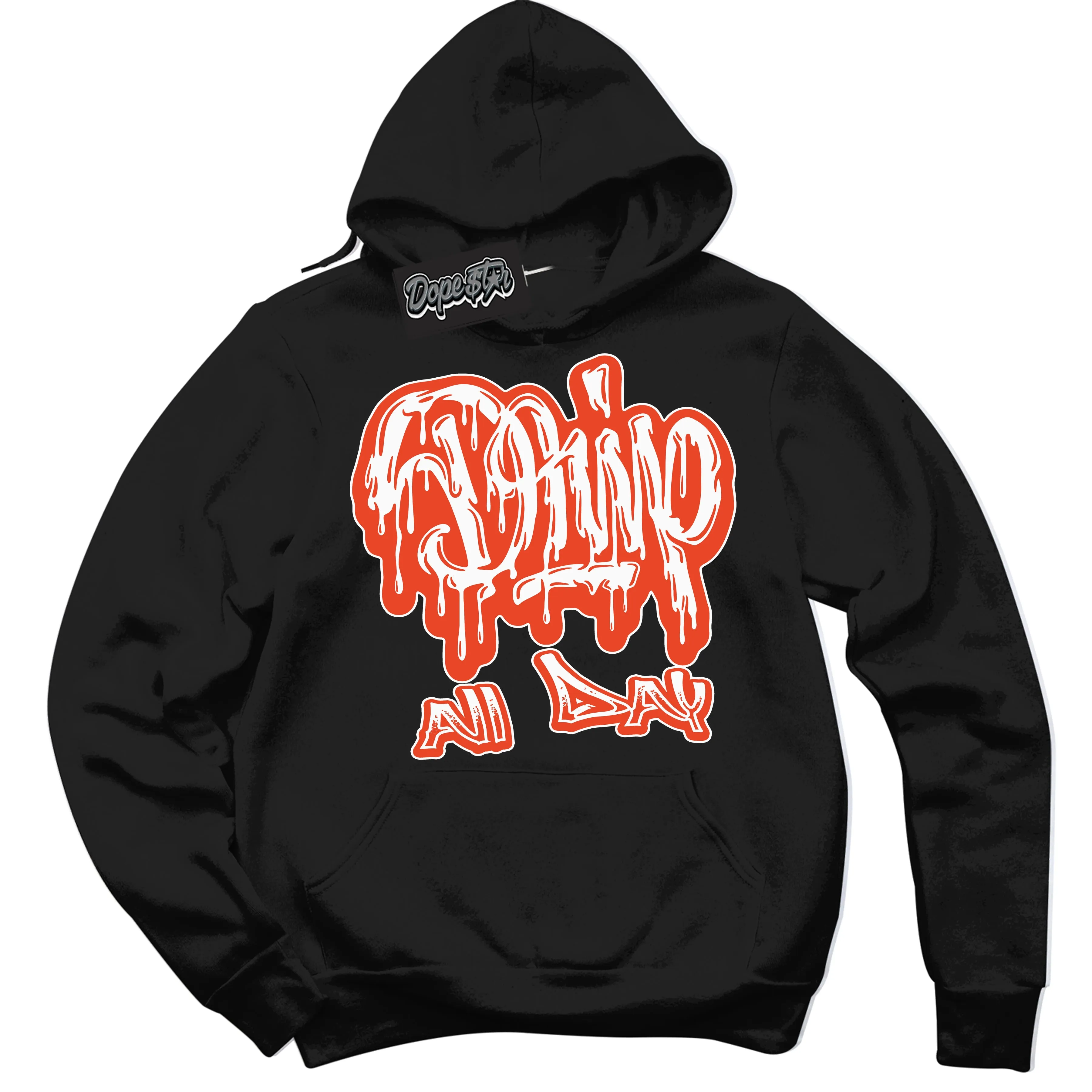 Cosmic Clay Dunk Sneaker Hoodie Drip All Day Graphic