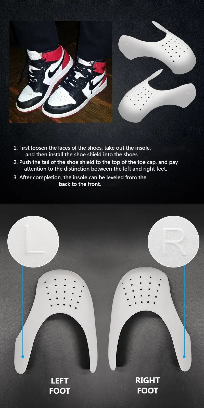CreaseGuard AF1/AJ Sneaker Protector Expander