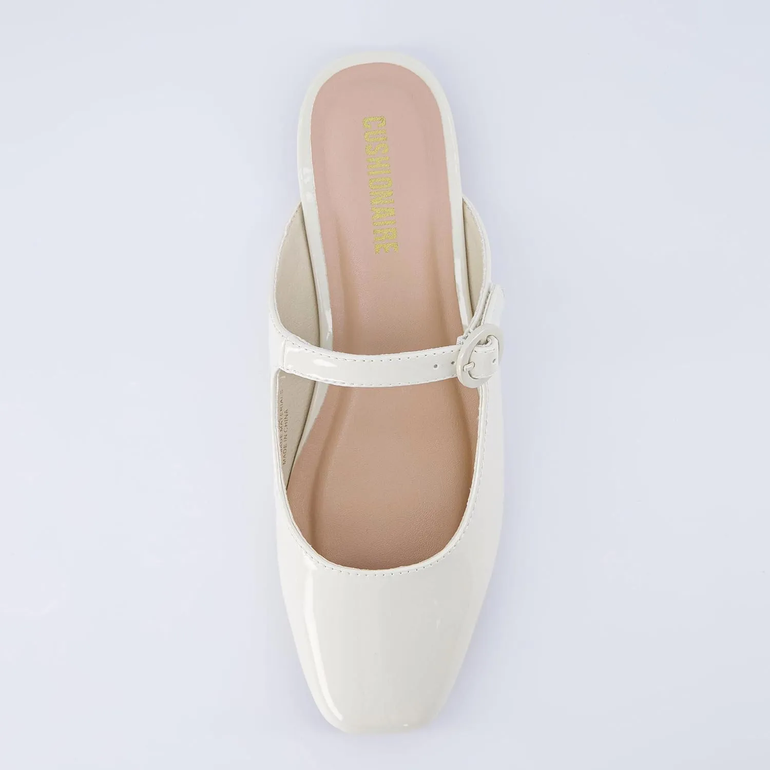 CUSHIONAIRE Women's Jackpot Mary Jane Mule  Memory Foam, Wide Widths Available