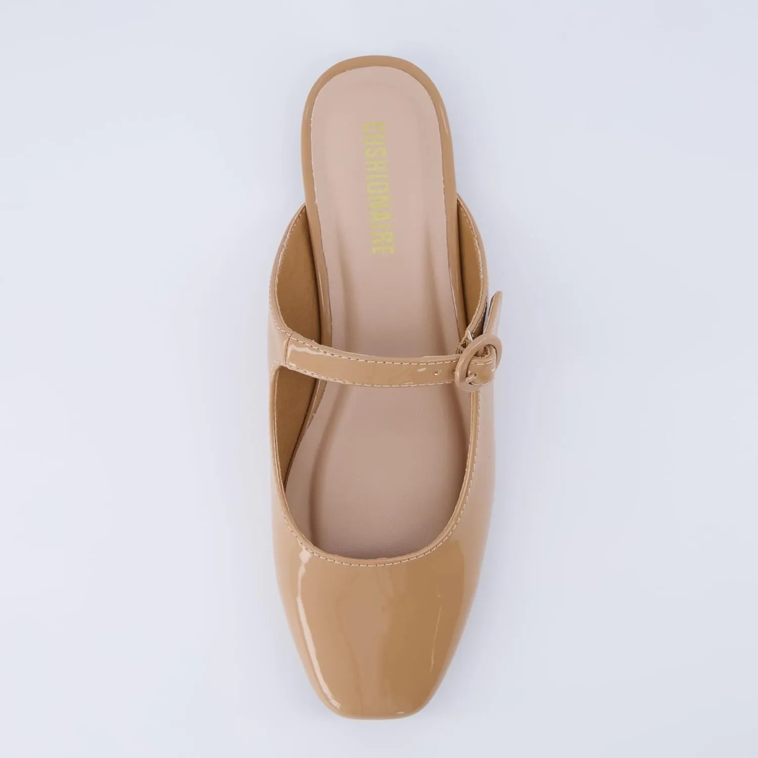 CUSHIONAIRE Women's Jackpot Mary Jane Mule  Memory Foam, Wide Widths Available