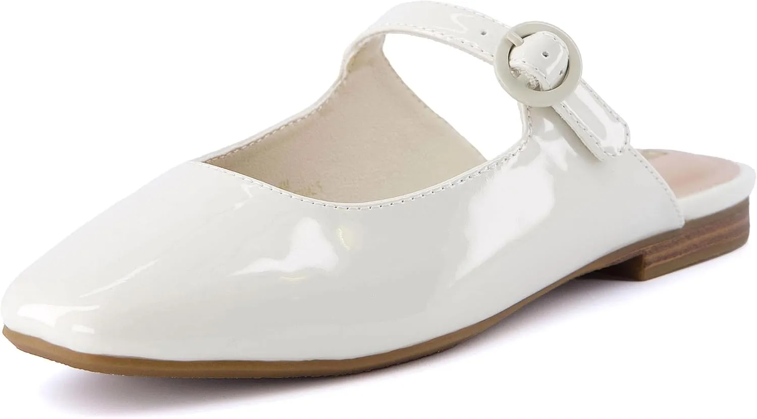 CUSHIONAIRE Women's Jackpot Mary Jane Mule  Memory Foam, Wide Widths Available