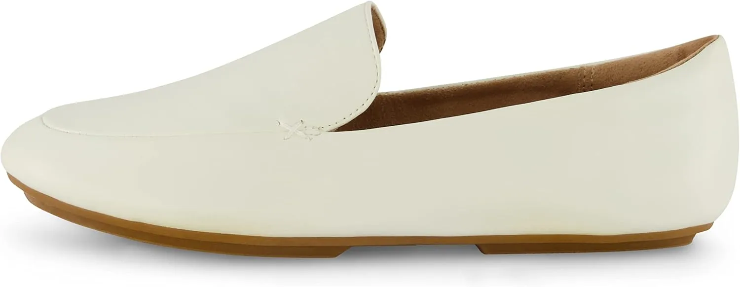 CUSHIONAIRE Women's Margo Comfort Flat with  Memory Foam, Wide Widths Available