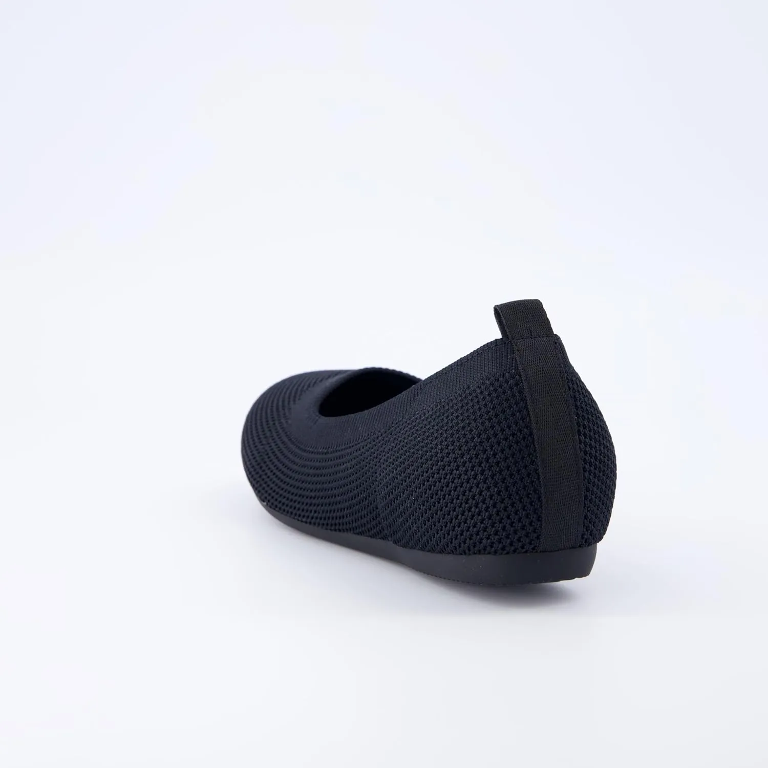 CUSHIONAIRE Women's Whiz Hidden Wedge Knit Flat with  Memory Foam and Wide Widths Available