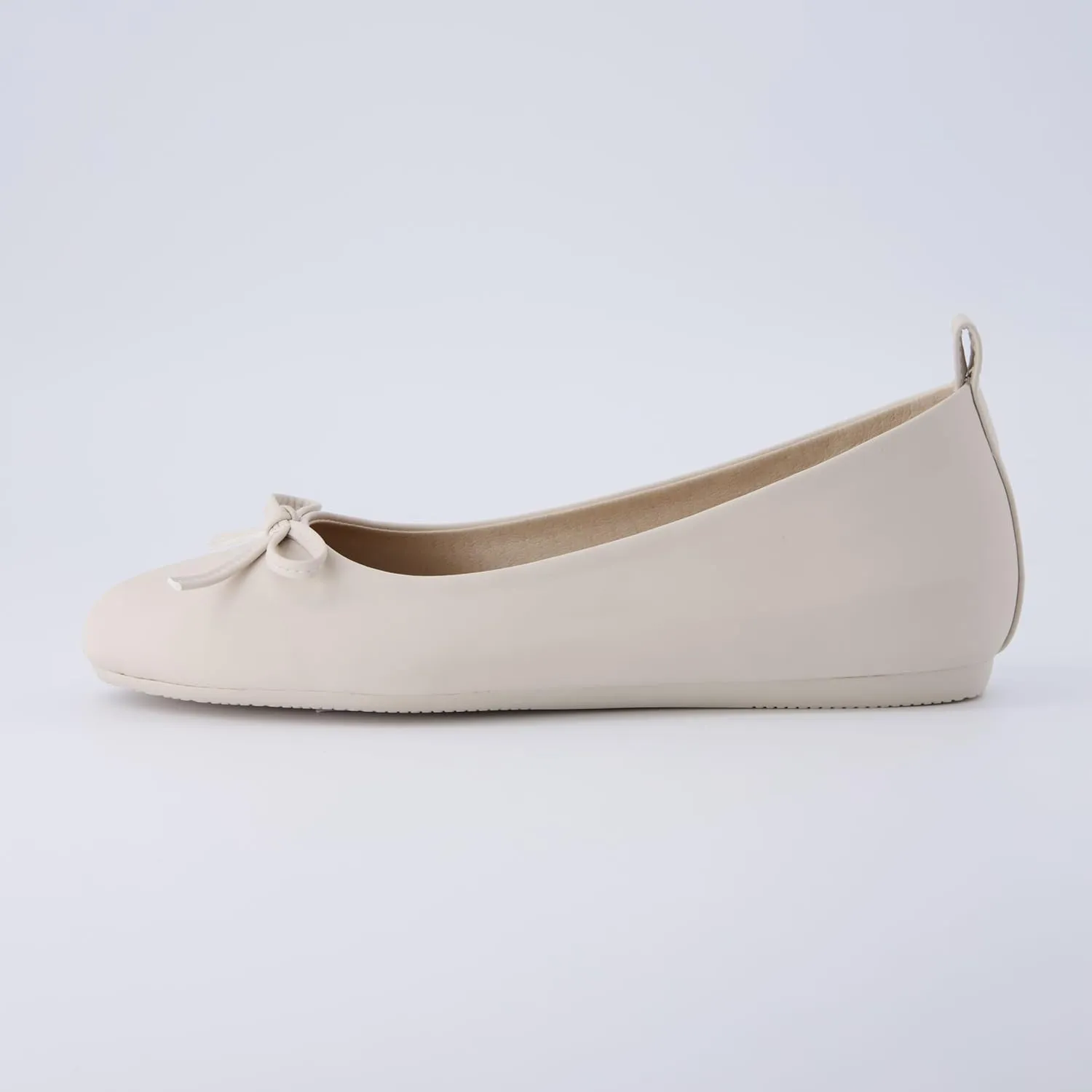 CUSHIONAIRE Women's Windy Hidden Wedge Bow Flat with  Memory Foam and Wide Widths Available