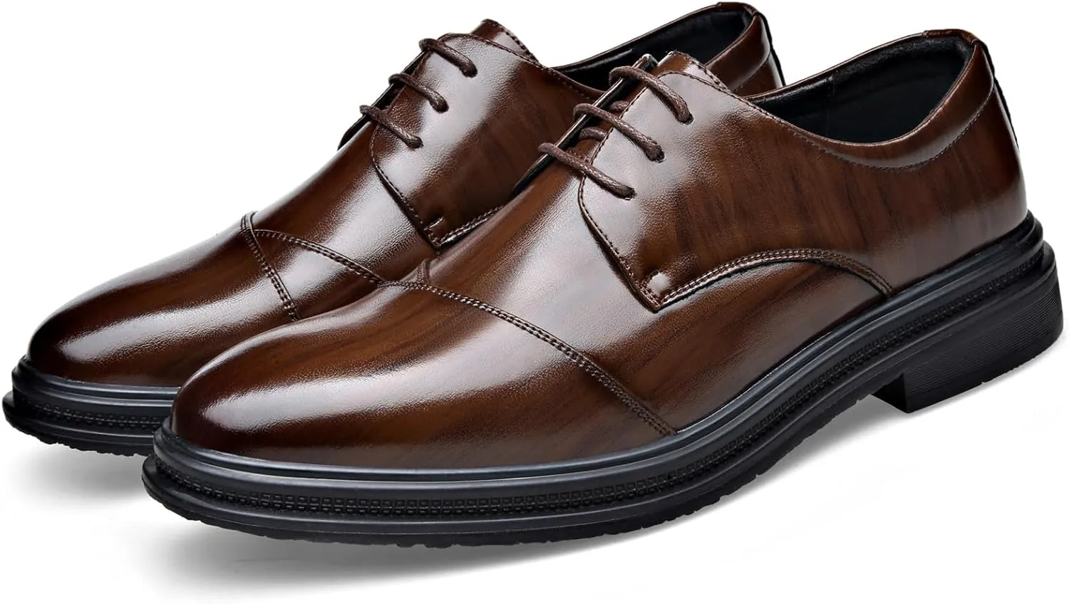 DADAWEN Men's Classic Modern Formal Business Oxford Shoes Lace Up Dress Shoe