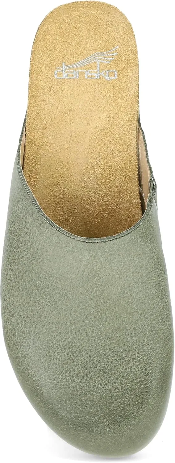 Dansko Talulah Stylish Mule Clog for Women - Cushioned PU Footbed and Arch Support for All-Day Comfort - Leather Uppers for Long-Lasting Wear
