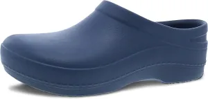 Dansko Women's Kaci Occupational Mule Clog - Lightweight and Slip Resistant Made with Bio-Based EVA for Long-Lasting Wear - Great for Healthcare, Food Service, Landscaping Blue 7.5-8 M US