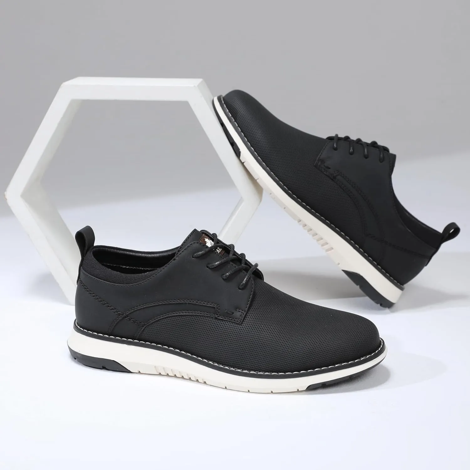 DECARSDZ Mens Dress Shoes Casual Oxford Shoes Business Formal Derby Sneakers Walking Shoe