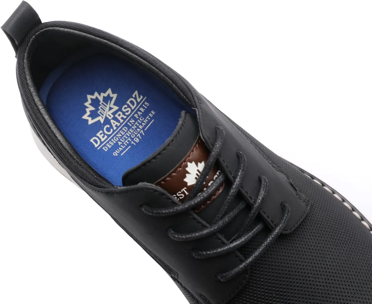 DECARSDZ Mens Dress Shoes Casual Oxford Shoes Business Formal Derby Sneakers Walking Shoe