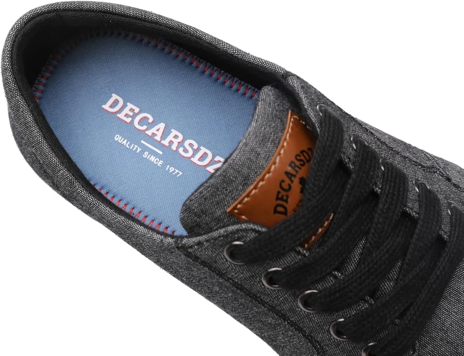 DECARSDZ Men's Fashion Dress Sneakers Comfortable Casual Skate Shoe Walking Oxford Shoes