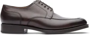 Derby Black Cowhide Leather Crust Anilina