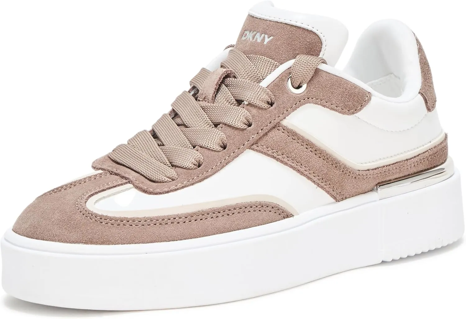 DKNY Women's Bethan Everyday Platform Lace Up Sneaker