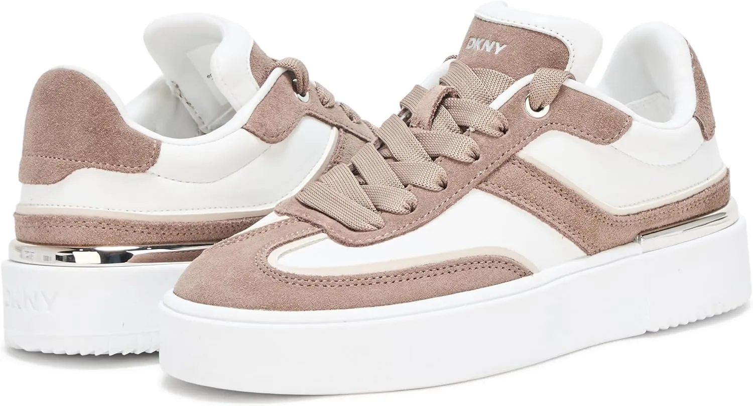 DKNY Women's Bethan Everyday Platform Lace Up Sneaker