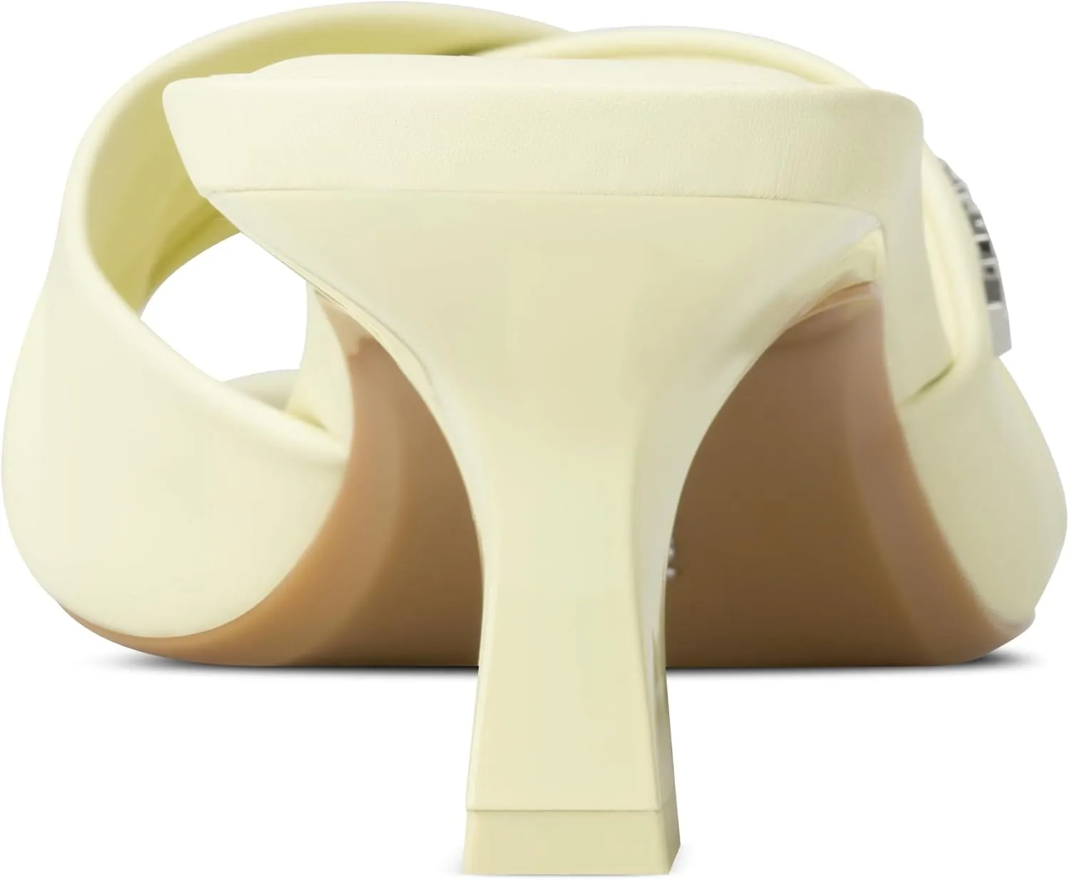 DKNY Women's Jolaine Twist Heel Sandal Mule Heeled