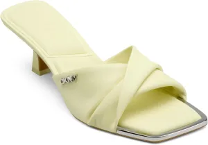 DKNY Women's Jolaine Twist Heel Sandal Mule Heeled