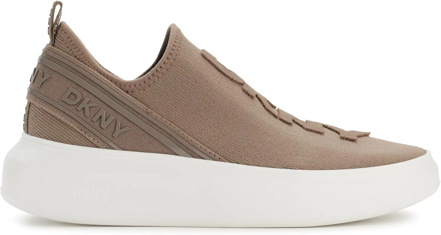 DKNY Women's Jonas Slip on Platform Sneaker with Logo