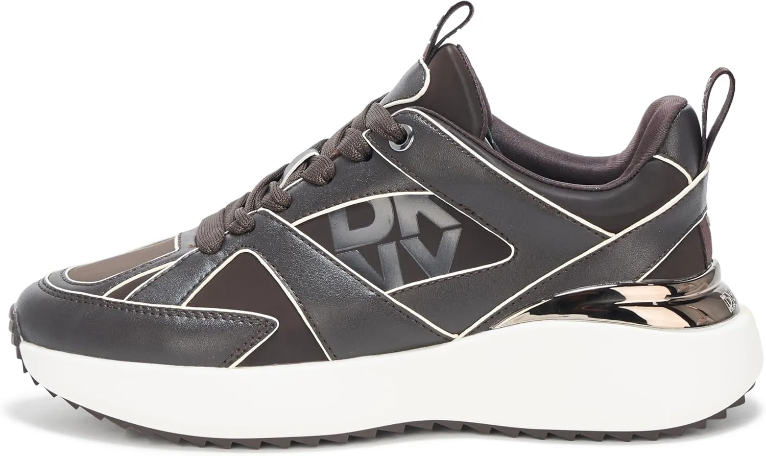 DKNY Women's Zofi Lace Up Sneaker with Logo